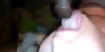 Horny gf swallows bbc cum