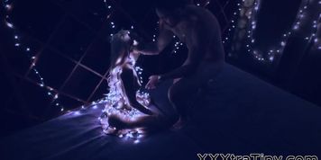 Cute teen gets cumshot