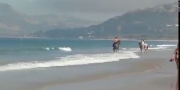 Public beach sex, Tarif, Spain.