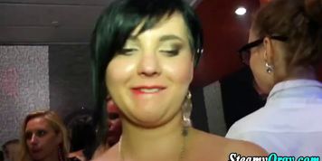 Cfnm sluts and strippers suck and fuck orgy
