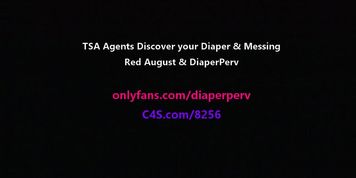 adult baby ASMR and diaper lover sexy nappy cum and messing