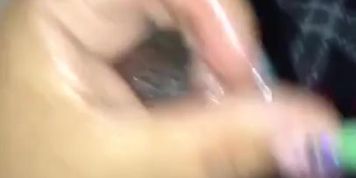 Jerking him off I&rsquo;ll till he comes all over