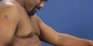 Katie Morgan blonde slut in interracial action