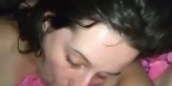 Let my friend screw my wife's mouth she got some big sexy lips and can deep throat like no other 