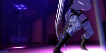[3D MMD] Ariane Cevaille Pole Dance Breast Expansion #2 (120 FPS) by Silo9