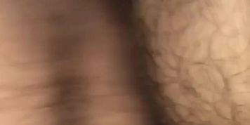 Secretly cum inside fat pussy she told me not to