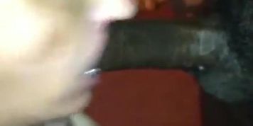 Gumjob from granny dirty talk noisy throat