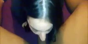 Alluring brunette sex goddess tasting her