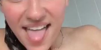 Reed Amber - shower tease