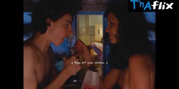 Lyna Khoudri Breasts Scene  in The French Dispatch