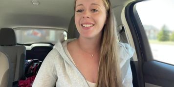 Day in the Life of a Camgirl! Testing New Toys in the Drive Thru + Mall! so M... (Nadia Foxx, Nipple Play)