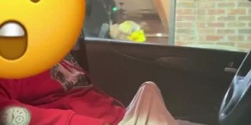 Bulge flash bojangles employee (she liked it)
