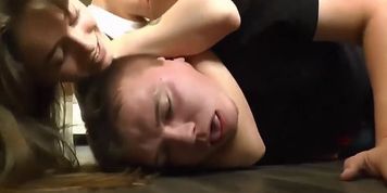 Teaser Clips 39 - Headscissors - Knock Out - KO - Facesitting - Smother