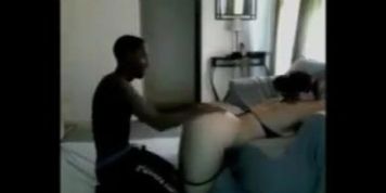 Hot interracial fucking part 1