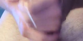 Huge Cumshot From My Thick Girthy Cock