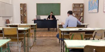 YOUMIXPORN Interactive - Busty Teacher Cathy Heaven fucks horny student (Stefan Steel)