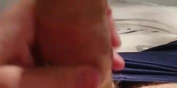 Amazing big cumshot, had to let out a few moans