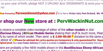132nd Bootiliscious Ebony-African Web Models (Promo)