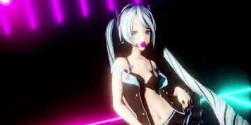 MMD Hatsune Miku.Te Amo (gag and garterbelt) (Submitted by Annonymoose1212)