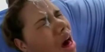 Busty Ebony Facial Cum Blasted