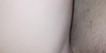 Amateur Wife sharing cuckold enjoy New dick without condom, 