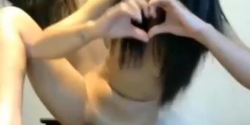 Asian braces girl quick squirt show
