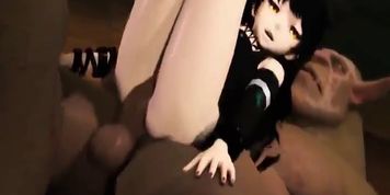3D Footjob - Rwby Blake Footjob And Screw