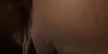 Aftermath of daddy&rsquo;s cumshot in me 