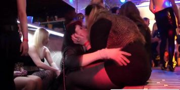 Party sluts at amateur orgy sucking cock (High Def)