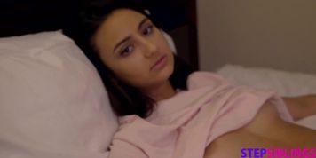 Hot and HORNY Brunette Stepsis Eliza Ibarra Gets Off FIRST on Stepbro's big cock - S7:E6