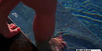 TUSHY She relaxes at the end of the day with a cock in her ass