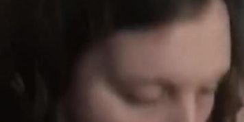 amateur BBW eagerly sucks hard dick