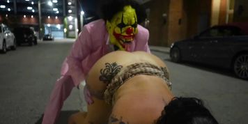 Clown Takes Down A Big Ass