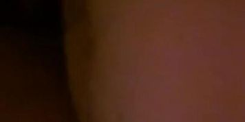 First time (Anal)  Nice and slow edge of the bed  while  getting slammed  by dildo