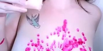 Hot girl Wax Burning Good Music