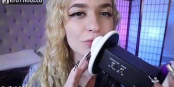 Rose ASMR Lens and Face Licking