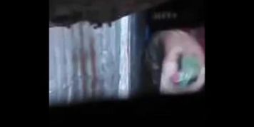 neighbor bhabi changing after bath (peeping tom)