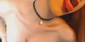 Beautiful Shemale Plays With Her Huge Dick