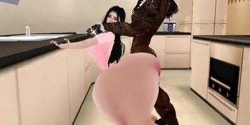 REAL BBW AZZ TEACHING HOW WHITE GIRL USE ONE BBC 4 - IMVU