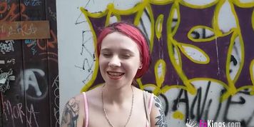 An amazing teen that loves public exhibition? Count us in!! (Vienna Black)