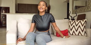 Big Tits Ebony Model Seducing White Producer Gets Banged In The Pussy
