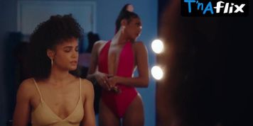 Kyle Kankonde Breasts,  Underwear Scene  in Midnight Hustle