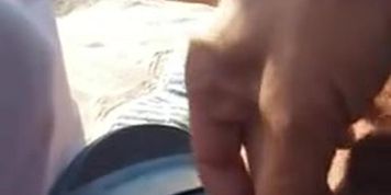Cum for Teen At Beach