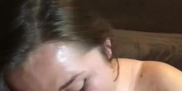 Big Tits Girl Giving Titjob