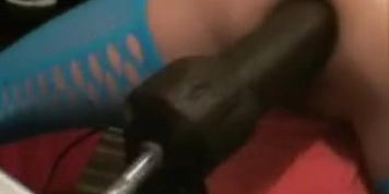 Brutal anal dildo machine (Jayda Diamonde)