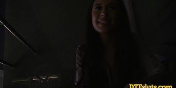 Slutty Teen Latina Cameron Canela Public Sex Outdoors On Balcony Big Dick