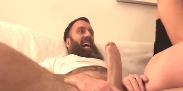 Hot Amateur Milf Ass Fucked Rough On Couch With Anal Creampie