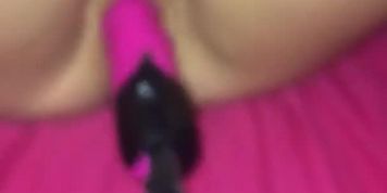 Homemade screw machine making me cum hard for daddy