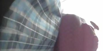 Plaid schoolgirl uniform upskirt voyeur video