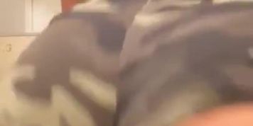 Close up ass bouncing 